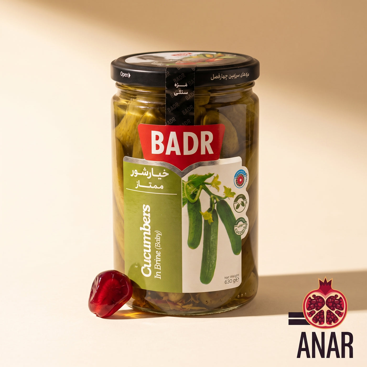 Khiar Shoor Momtaz | Cetriolini Baby Persiani in Salamoia Momtaz 630g