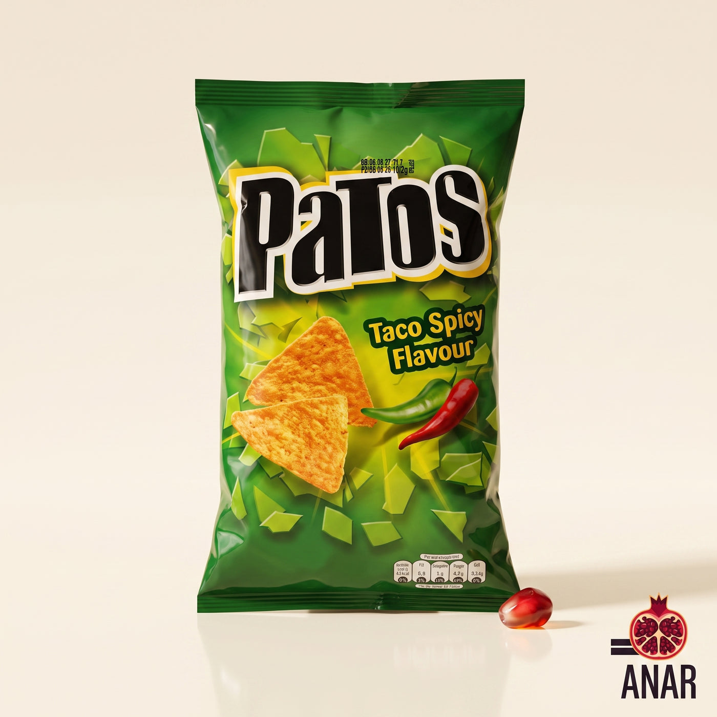 Patos Nachos - Taco Spicy Flavour 90g