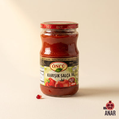 Öncü Karışık Salça (Pasta Mista Pomodoro e Peperoncino Dolce) - 700g