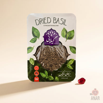 Reyhan Khoshk Gilani 125g | Basilico Essiccato Premium