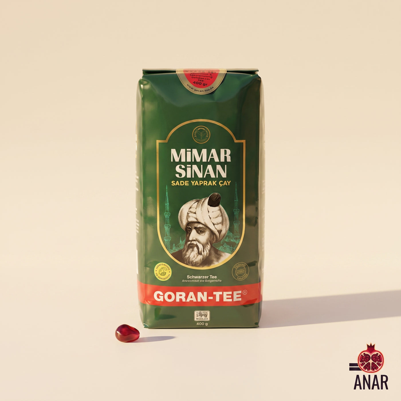 Goran-Tee Mimar Sinan (Tè Nero Puro in Foglie) - 400g