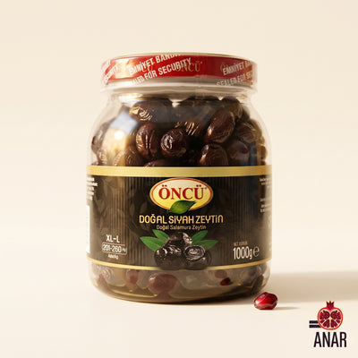Öncü Olive Nere Naturali in Salamura (Calibro XL-L) - 1000g